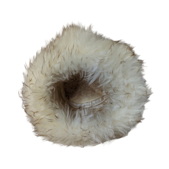 Vintage 70s Womens Fur Hat Genuine Tuscan Lamb Skin Shearling Made In Italy main image 5